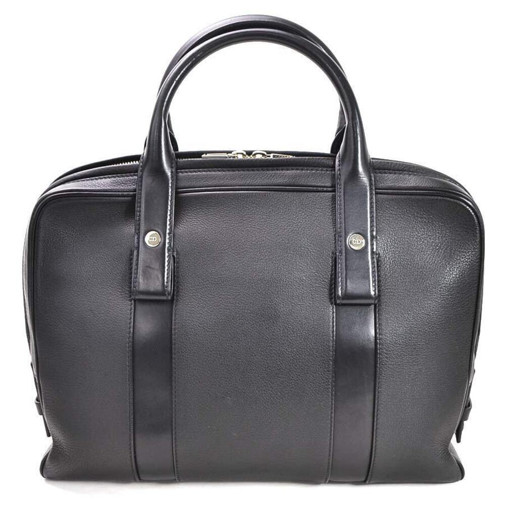 Dior Black Leather Bag Shoulder Homme Handbag